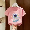 Ropa para Niños Camiseta para Niños de Manga Corta Ropa de Verano 2026 Estilo Nuevo Niños Tallas Medianas y Grandes Camisetas de Algodón Puro Camisetas de Verano Modernas para Niños