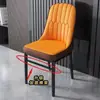 Patas de Silla Doradas Silla con Respaldo para Influencer del Hogar Silla Simple Moderna Silla de Lujo Ligero Gama Alta Silla de Ocio para Hotel Silla para Mesa de Comedor