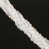 Más vendidas al por mayor 5*7mm cuentas de gota de vidrio cortado con agujero recto material para accesorios DIY cuentas de cristal con cuentas hechas en casa