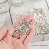 Plata Quebrada Varios Dos DIY Hecho a Mano Cuentas Conservación del Color Grueso Plata Cuadrada Cuenta Cuenta Pulsera Dispersa Pulsera Material Accesorios