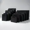 Bolsas de regalo en blanco listas para usar se pueden imprimir con logotipos, bolsas de papel kraft engrosado, bolsas de papel para compras con asa, bolsas de embalaje al por mayor