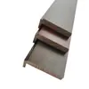 Moldura Decorativa de Madera Maciza Estilo Chino para Techo Línea L, Revestimiento sin Pintura, Moldura de Esquina Estilo Chino Nuevo con una Línea de Cierre de Siete Caracteres