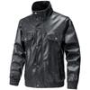 Ropa de Cuero para Hombre Chaqueta de Cuero Sintético PU Americano Otoño e Invierno Ropa Casual para Hombre Suelta Retro Moderna Chaqueta de Marca para Hombre