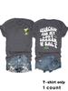 Camiseta europeia e americana em estoque com gola redonda e manga curta estampada PESQUISANDO POR MEU PERDIDO camiseta nova e confortável de verão