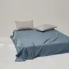 2026 Nuevo Modelo Cubierta de Cama Individual de Satén de Algodón Puro de Color Sólido para el Hogar y Dormitorio de Estudiantes Sábana de Algodón Puro