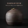 Estante de exhibición antiguo chino modelo de casa de sala de té gabinete de té adornos tetera de té tarro sellado de cerámica tetera de barro cocido juego de té