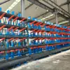 Estanterías Voladizas de Doble Cara para Almacenamiento de Ferretería y Tuberías, Adecuadas para Almacenar Materiales Largos y Estanterías de Tubería de Una Cara de Alta Resistencia