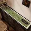 Tapete para Mesa Auxiliar Estilo Medieval, Impermeable y a Prueba de Aceite, Tapete Protector para Encimera de Mueble de TV sin Lavado, Tapete de Alto Lujo para Zapatero