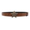 Cinturón Estilo Western Retro Americano Hebilla de Estrella Y2K Personalizado Versátil Para Hombres y Mujeres Punk Británico Comercio Electrónico Transfronterizo