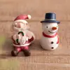 Adornos de Navidad, Pequeños Regalos Atmosféricos, Decoraciones para Escritorio de Oficina, Árbol de Navidad, Regalos de Papá Noel y Renos