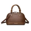 Bolso de Concha de Moda Nuevo para Mujer, Bolso Versátil de Hombro y Cruzado, Bolso de Mano Retro Europeo y Americano, Textura de Cuero PU, Bolso de Nicho para Mujer
