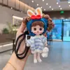 Muñeca de Peluche Linda Diadema de Dibujos Animados Llavero de Suéter Vinilo de Moda Muñeca Adorable Colgante de Bolso Personalizado para Mujeres