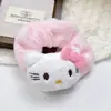 Linda Banda para el Cabello de Peluche de Dibujos Animados Tocado para Muñeca DIY Accesorios para el Cabello Hechos a Mano Banda Elástica Alta Regalos Pequeños Venta al por Mayor