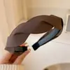 Pinza para el pelo de estilo marrón retorcido, diadema para mujer, todo a juego, para recogido de pelo, parte superior de la cabeza, diadema, Otoño e Invierno 2023, elegante accesorio para recogido de pelo