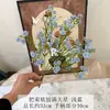 Buquê de Flor Artificial Gipsofila (Mosquitinho) com 5 Galhos de Borracha Macia, Adereço de Foto de Alta Qualidade, Flor Artificial de Mão para Decoração de Casamento e Arranjo de Flores