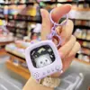 Mochila para gatito, luz nocturna, llavero, colgante para bolsa, luz ambiental de moda, regalo de máquina de garra, pequeño regalo