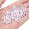Paquete de Materiales para Pulsera Collar de Abalorios Redondos Transparentes Color AB Hechos a Mano DIY Joyería