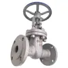Válvula Gaveta Flangeada de Aço Fundido Z41H-10C Alta Temperatura Vapor Óleo de Transferência de Calor Caldeira Aço Carbono Haste Ascendente Válvula Gaveta DN80 100