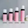 Botella de Mousse Rosa 100ml120ml150ml Limpiador Facial Desinfectante de Manos Botella Espumosa Botellas Portátiles PET