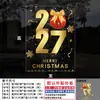 Adesivos de Vidro de Natal Adesivos Estáticos Guirlanda Adesivos de Janela Decoração Atividade Decoração de Cena de Natal Transfronteiriço