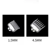 CestoMen nuevo set de 2 piezas de accesorios para cortapelos con pinza de gradiente, hebilla de hierro, peines guía de 1.5/4.5 mm, venta al por mayor