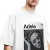 Camiseta Design de Álbum da Adele Camisetas Harajuku Manga Curta Algodão