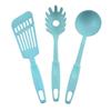 Espátula para el hogar cocina de cocina paja de trigo juego de tres piezas cuchara para sopa pala para freír cuchara para polvos vajilla no daña la olla juego de utensilios de cocina