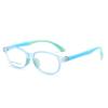Nuevos Lentes para Niños de Silicona Suave Montura TR Ultraligera y Cómoda Se Puede Equipar con Lentes Bicolor Miopía Montura para Ojos Lentes Planos