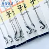 Gancho Duplo para Linha de PE Gancho Duplo para Pesca Hercules Iseni Sub-fio Pendurado Conjunto de Produto Acabado Gancho de Pesca Amarrado Pacote com 5 Pares