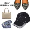 Clavo de garra de latón no oxidable para ropa, zapato, bolsa, cuentas de garra cuadrada, remache de cabeza de hongo, cabeza redonda, cuentas de cuatro garras redondas