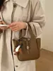 Bolso Cubo Nuevo de Alta Gama 2025 con Gran Capacidad para Mujer, Presenta un Sofisticado Diseño de Nicho, Se Puede Usar como Bolso de Hombro, Bolso de Axila o Bolso Cruzado
