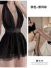 Lingerie Erótica Plus Size com Gola Halter, Costas Transparentes sem Costas, Chemise Sexy para Casal, Diversão, Humor Feminino, Roupa de Dormir, Desejo 318