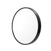 Espejo Cosmético Negro para Poros, Espinillas y Acné, 5X 10X 15X, Doble Ventosa, Espejo Portátil Pequeño