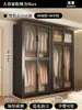 Armario de Acero Hogar Dormitorio Habitación de Alquiler Montaje Sencillo Estante de Hierro Armario Fuerte y Duradero Gabinete de Almacenamiento de Metal