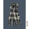 Nova Coleção de Lenços Xadrez Estilo Coreano do Fabricante para Mulheres, Atmosfera de Inverno, Quente, Versátil, Fofo, Cachecol para Pescoço Estilo Faculdade, Transfronteiriço