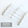 Clipe Metálico para Calças Doméstico Sem Costura Forte Clipe para Saia JK Outdoor Roupas Íntimas Meias Antiaderente Prova de Vento Cabide para Calças Prateleira de Armazenamento para Guarda-Roupa