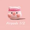 Adecuado para Apple AirPods 1ª/2ª Generación Funda Protectora de Auriculares de Dibujos Animados Funda Protectora para Auriculares Bluetooth Inalámbricos Anti-Caída