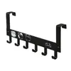 Gancho de puerta sin rastro, perchero de almacenamiento para puerta de dormitorio, sin perforaciones, para colgar en la pared, creativo