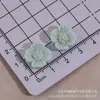 Mini acessório de cabelo de flor ipomeia brilhante, elástico de cabelo, presilha de cabelo, material DIY feito à mão, acessório de resina, aplique, ímã de geladeira