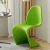 Cadeira de Beleza Pan Dong Estilo Celebridade da Internet INS Cadeira de Jantar de Plástico Cadeira Moderna Simples com Encosto Encosto de Negociação para Sala de Recepção
