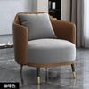 Lujo ligero moderno minimalista oficina de ventas sofá de hotel mesa de centro mesa redonda pequeña mesa de negociación recepción combinación de mesa y silla