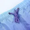 Shorts de Playa de Color Degradado de Tres Cuartos con Malla Interior, Shorts Deportivos Casuales para Hombre de Verano de Secado Rápido Transpirables al por Mayor