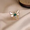 Broche Floral de Gama Alta Corsage Moda de Nicho Lujo Accesible Broche de Mariposa Accesorios de Alta Gama para Traje Abrigo para Mujer