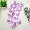 Pegatinas de Mariposa Realistas Huecas Tridimensionales de Nuevo Estilo Transfronterizas Pegatinas de Pared Autoadhesivas Decoración de Fiesta de Gama Alta Papel Tapiz Creativo