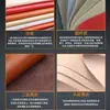 Couro logotipo logotipo em relevo marca de couro acessórios de marca couro genuíno acessórios de vestuário roupas lenço jeans microfibra flanela couro PU