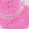 Cuentas de Vidrio Perforadas de 4 mm Pintura Horneada de Color Sólido Pintura al Óleo Cuentas de Alta Calidad Macarrón Accesorios DIY Hechos a Mano