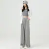 Pantalones Rectos Adelgazantes de Cintura Alta para Mujer, Nuevo Estilo Primavera/Otoño 2026, Estilo Relajado, Pantalones de Pierna Ancha Petite