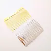 Fábrica atacado DIY pente de cabelo acessórios feitos em Guangdong, não é fácil de desbotar, nickel-free proteção ambiental 12 dentes pente de cabelo