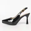 Descubre las novedades zapatos de tacón de aguja con punta fina para mujer estilo elegante de temperamento boca poco profunda para ir al trabajo tacones altos