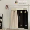 Otoño Invierno 2026 Nuevo Estilo Coreano Pantalones de Pierna Ancha de Lana con Forro de Terciopelo para Mujer Sueltos Casual Versátiles Pantalones Largos de Color Sólido Pantalones Largos para Mujer